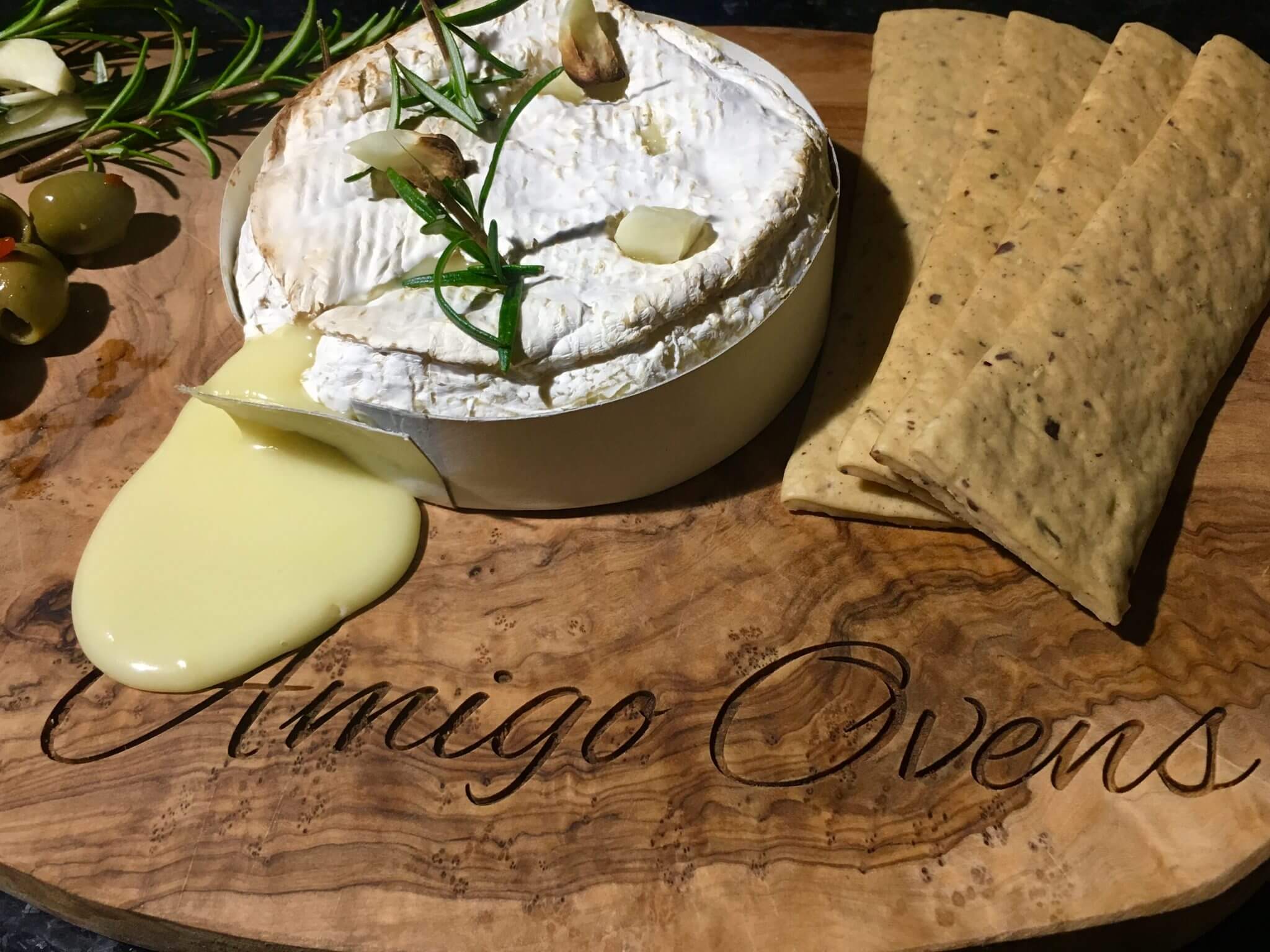 Wood Fired Baked Camembert | Amigo Ovens
