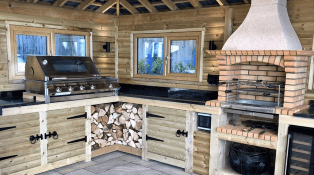 Boozy wood fired lamb hearts Amigo Ovens