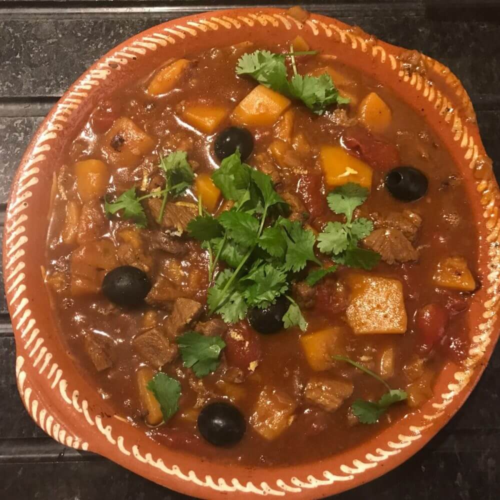 Slow cooked Moroccan lamb, squash & apricot tagine Amigo Ovens